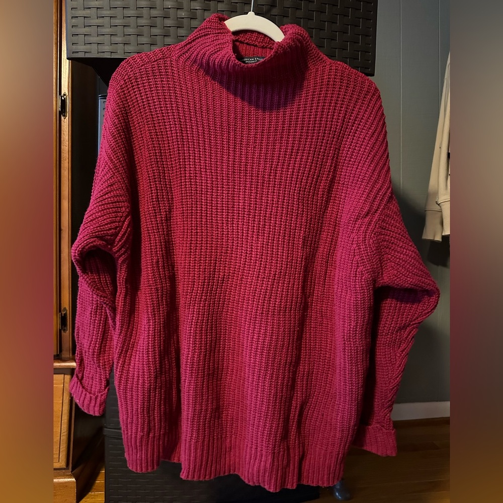 American Eagle Oversized Mockneck Sweater